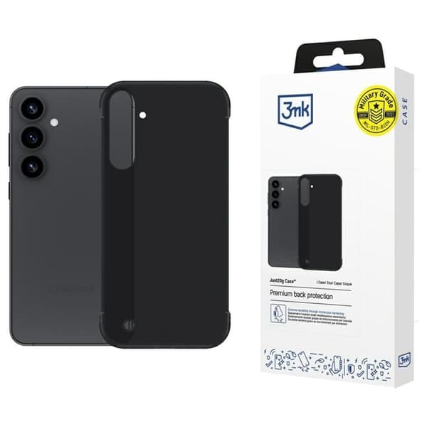 3MK Mobilskal till Galaxy S25 Plus Matt Just20g - Svart Black