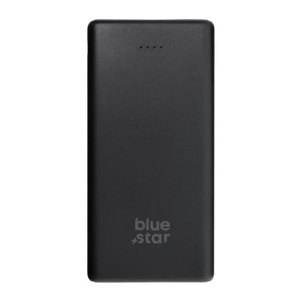 Blå Star Strømbank 10000 mAh 2A W1061 - Sort Black