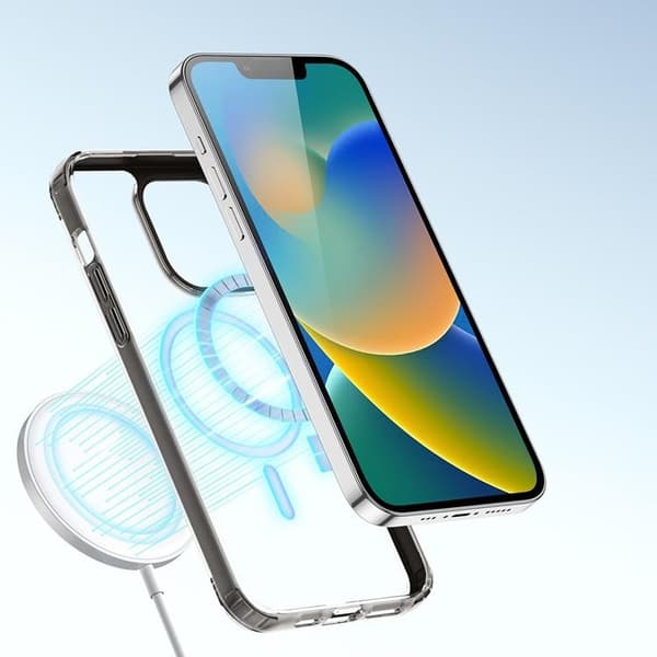 Dux Ducis iPhone 14 Plus -kuori MagSafe Clin2 Magnetic - Harmaa Grå