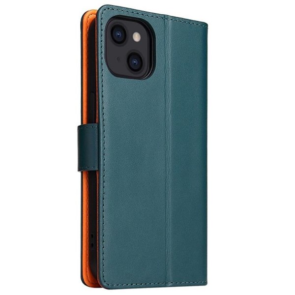 iPhone 14 Pro Max Plånboksfodral Dual Flip - Grön