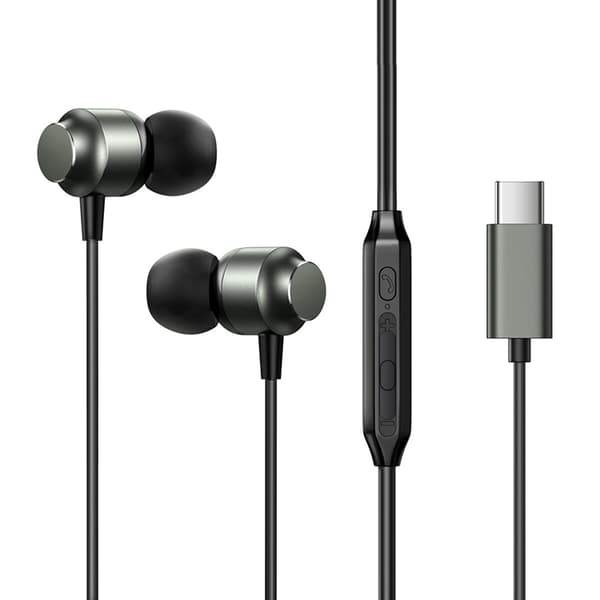 Joyroom In-Ear Hörlurar USB-C - Grå Grå