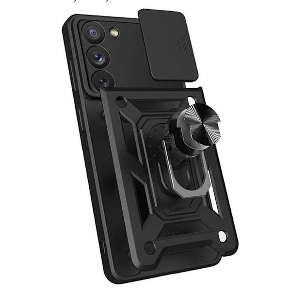Mobilskal till Galaxy S23 Plus Hybrid Armor Camshield - Blå Blå