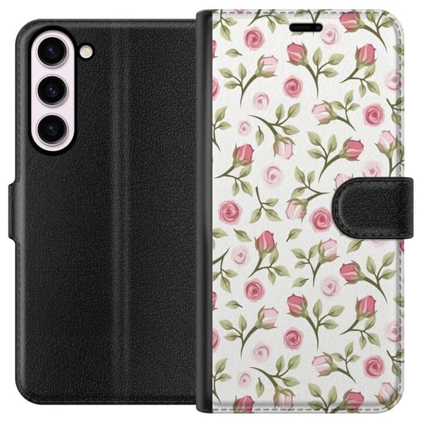 Plånboksfodral till Samsung Galaxy S23+ med Blommigt