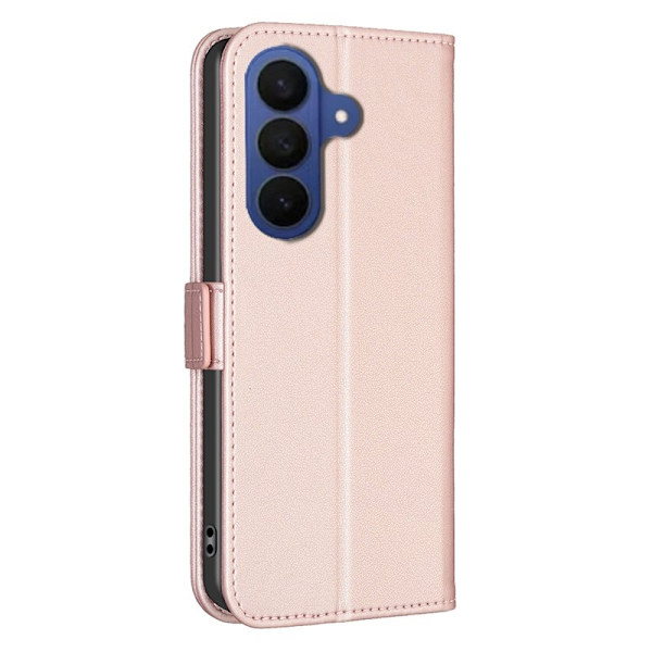 BINFEN Samsung Galaxy S26 Plus Plånboksfodral Konstläder Flip Folio - Rosa