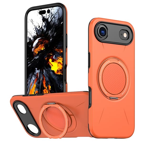 Mobilskal till iPhone Air MagSafe Rotating Kickstand - Orange Orange