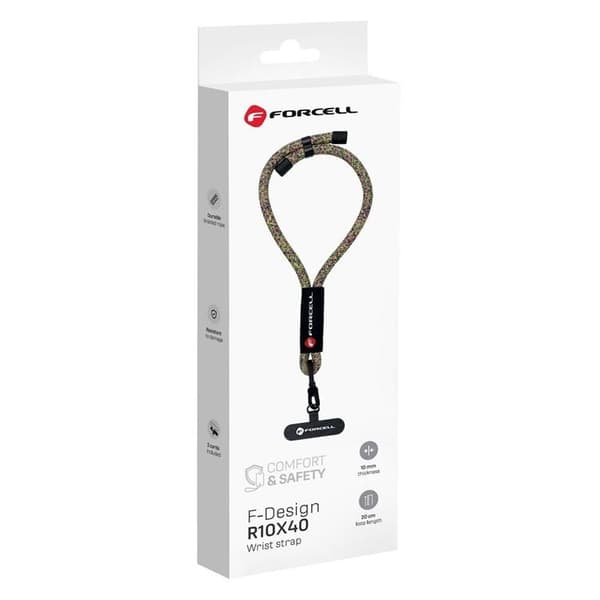 Forcell Handled Mobilrem Lanyard med Justerbar Längd - Grön Rosa Grön