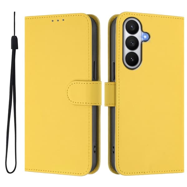 Samsung Galaxy S26 / S26 Pro Plånboksfodral Konstläder - Citron