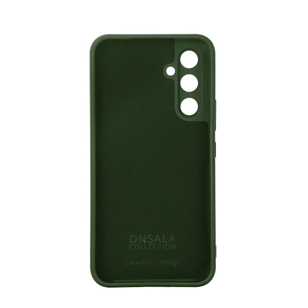 Onsala telefonetui til Galaxy A55 5G Silikone Feeling - Olivengrøn Grön
