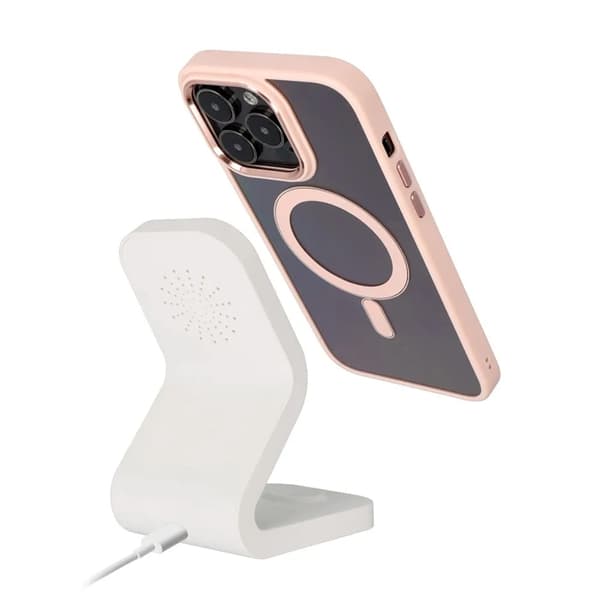 Telefontaske til iPhone 16 Pro Max Magsafe Color Edge - Lyserød Rosa