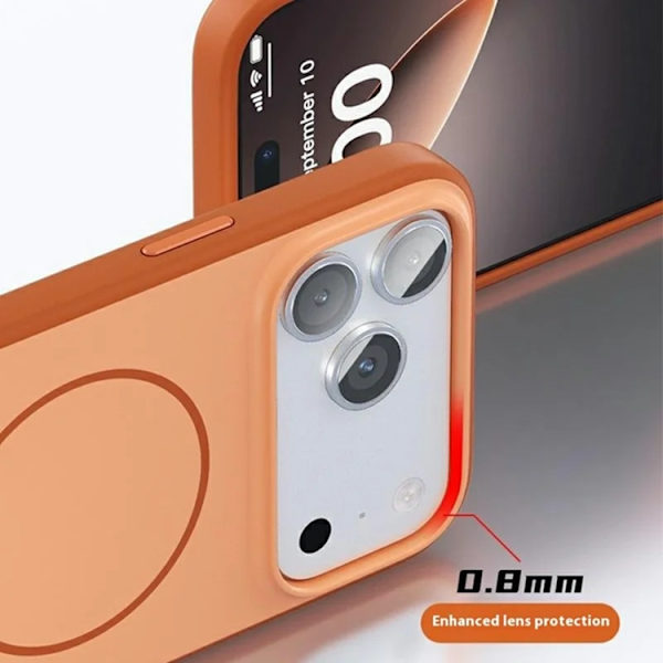 Mobilskal till iPhone 17 Pro Max Magsafe Shockproof - Orange Orange