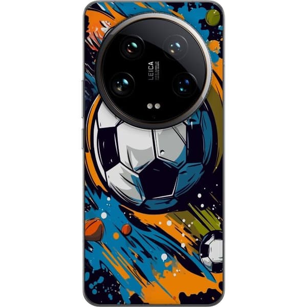 Telefontaske til Xiaomi 14 Ultra med fodbolde