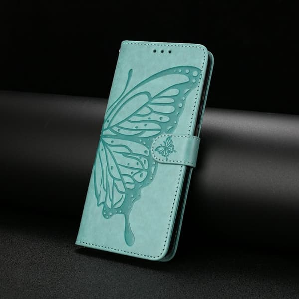 Samsung Galaxy S26 Edge Plånboksfodral Konstläder Flip Skydd - Grön