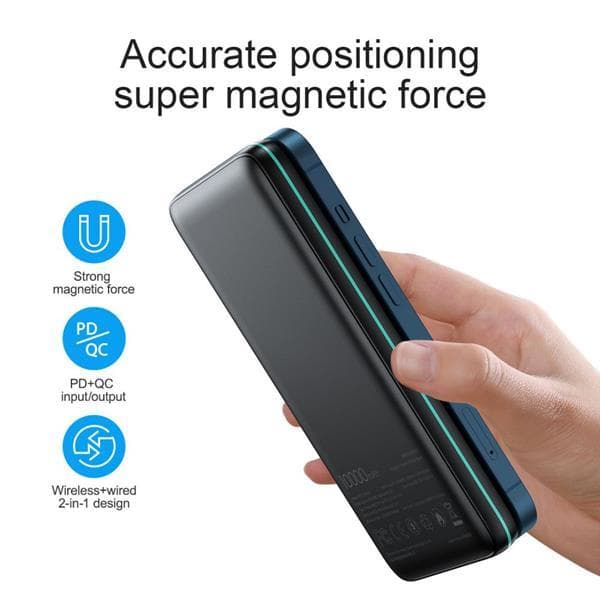 Joyroom Magnetic Magsafe Powerbank 10000 mAh - Sort Black