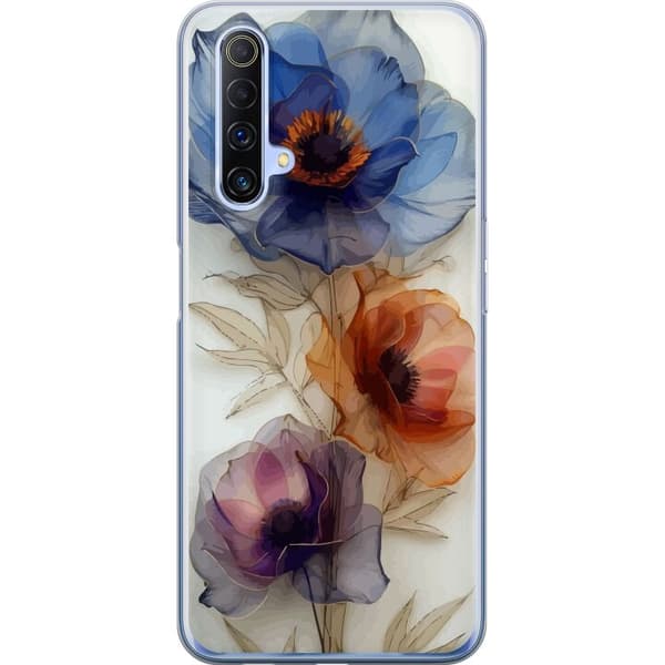 Mobilskal till Realme X50 5G med Silkesblommor