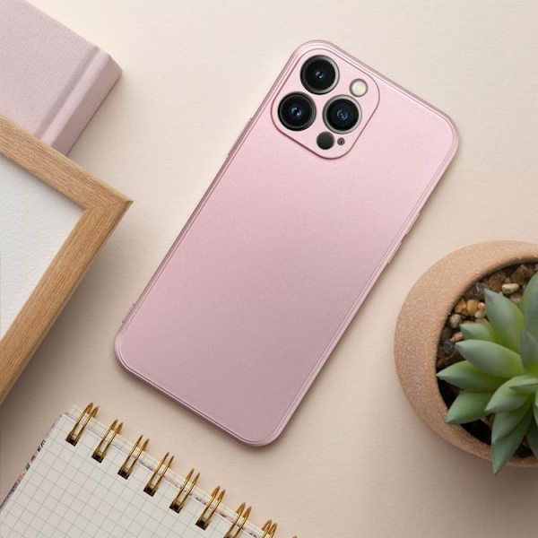 Mobilskal till iPhone 16e Metallic - Rosa Rosa