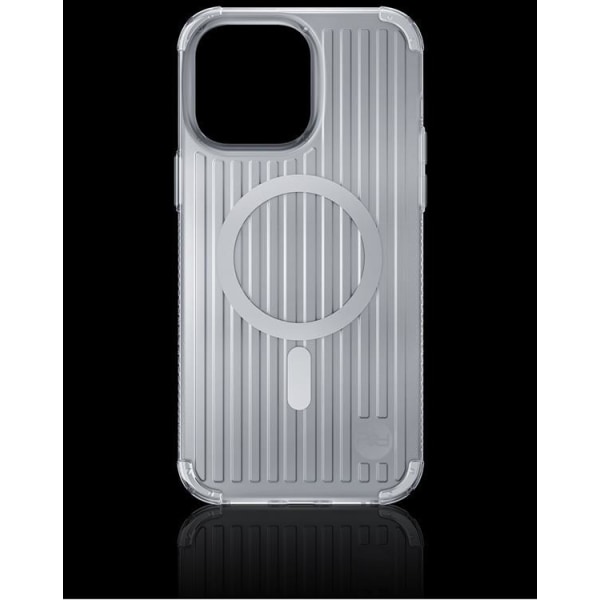Kingxbar iPhone 14 Pro Skal Magsafe PQY Go Out - Silver