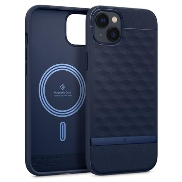 Spigen iPhone 14 Plus Magsafe Skal Caseology Parallax - Midnattsblå Blå