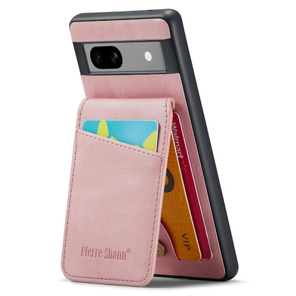 FIERRE SHANN Google Pixel 7 Fodral PU+TPU - Rosa