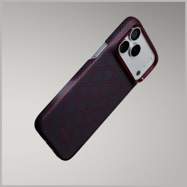 PITAKA Mobilskal För iPhone 18 Pro Max/17 Pro Max Magsafe Edge Argyle