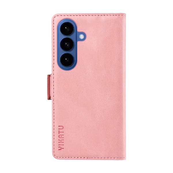 YIKATU Plånboksfodral för Samsung Galaxy S26 Plus Konstläder - Rosa