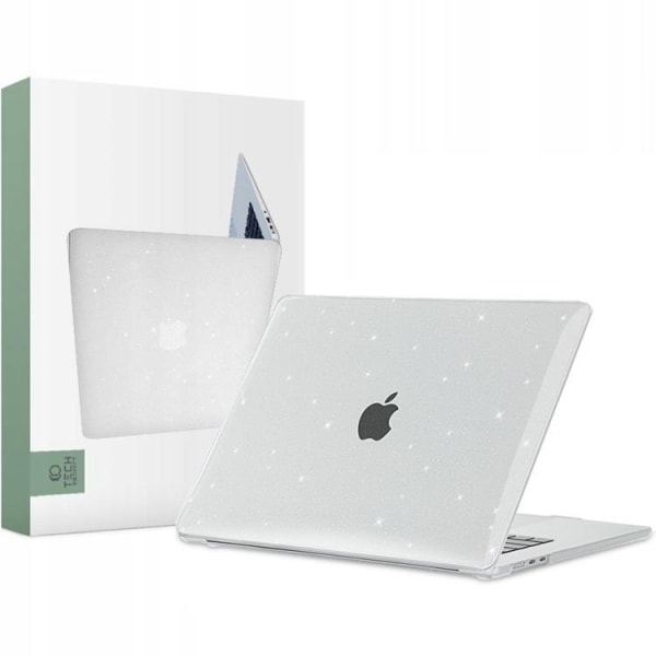 Tech-Protect Macbook Air 15 Shell Smartshell - Glitter Clear