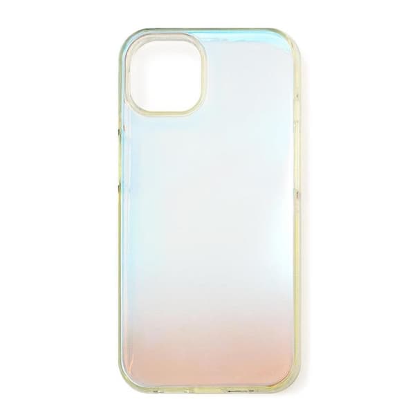 iPhone 12 Cover Aurora Neon Gel - Blå Blå