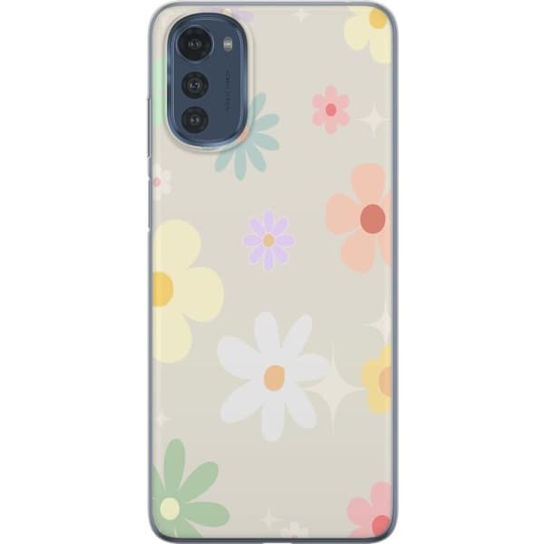 Mobilskal till Motorola Moto E32s med fejdande blommor