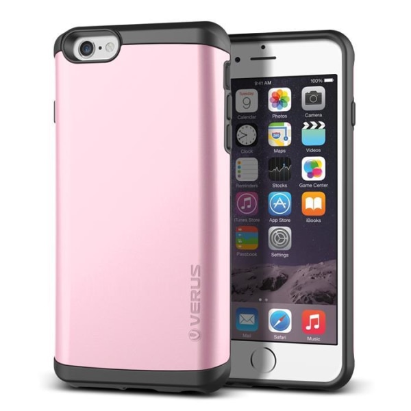Verus Damda Veil -kuori peilillä Apple iPhone 6 (S) Plus -puhelimelle (Ro Pink