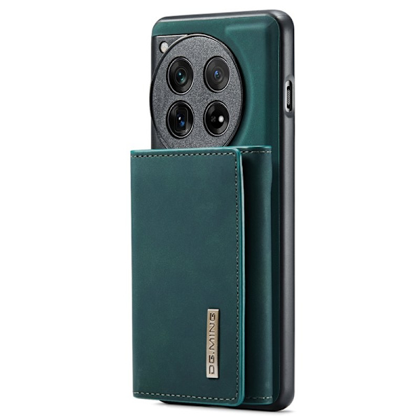 DG.MING OnePlus 12 5G Konstläder Plånboksfodral Avtagbart - Grön