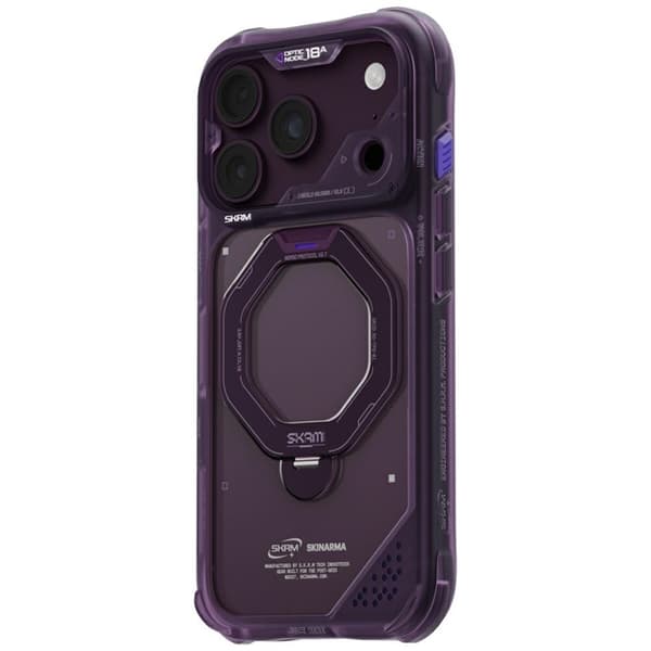 Skinarma Mobilskal För iPhone 18 Pro/17 Pro Magsafe Saturn - Burgundy