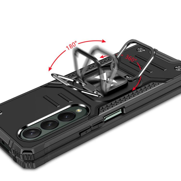 Wozinsky Galaxy Z Fold 4 Mobilskal Ringhållare Armor - Rosa