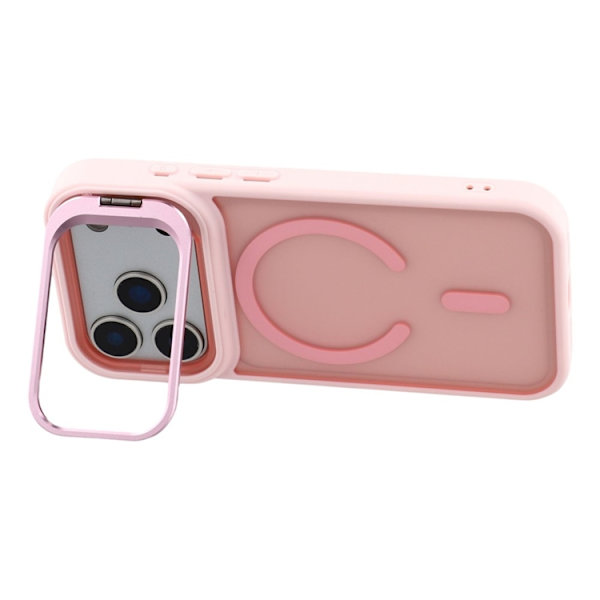 Mobilskal till iPhone 17 Pro MagSafe Lins Kickstand - Rosa Rosa