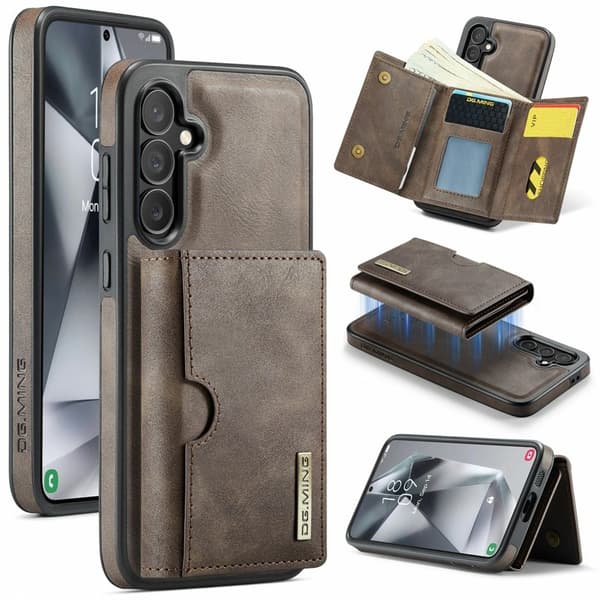 DG.MING M6 Series Mobilskal till Samsung Galaxy S24 FE Magnetiskt Brun