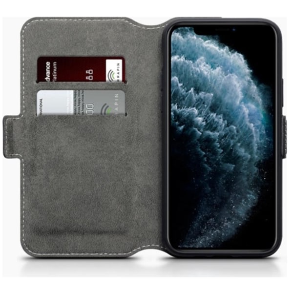 Terrapin Slim Plånboksfodral iPhone 12 Pro Max - Svart Svart