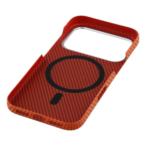 Mobilskal till iPhone 17 Pro Max MagSafe Carbon Fiber Orange