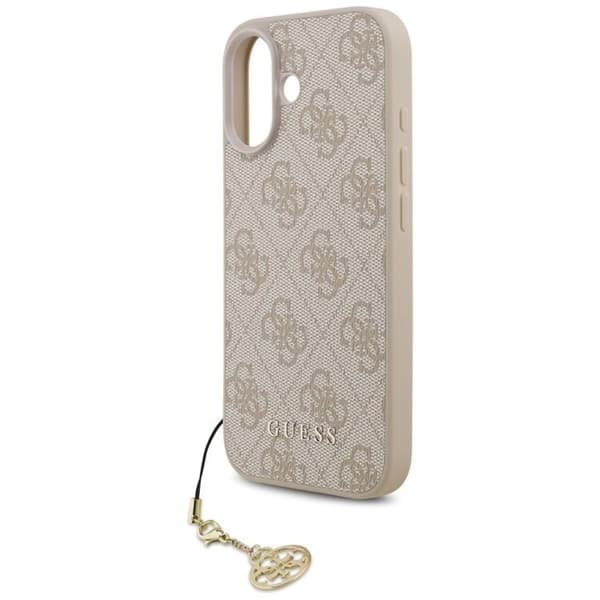 Guess Mobilskal till iPhone 17 MagSafe 4G Charms Collection - Rosa Rosa
