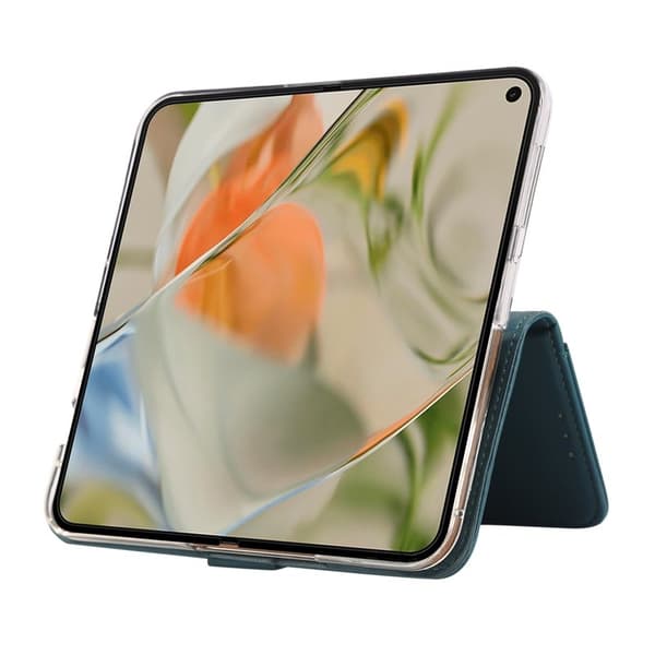 ABEEL Style A02 Konstläder Plånboksfodral för Google Pixel 9 Pro 5G - Grön