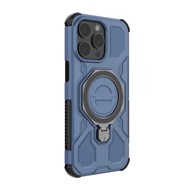 Mobilskal till iPhone 15 Pro Max Plast Shockproof - Blå