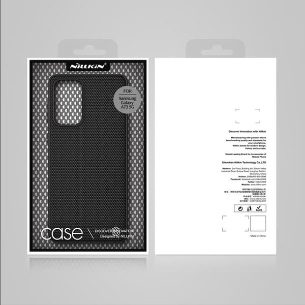 Nillkin Galaxy A73 Kuori Textured - Musta Black
