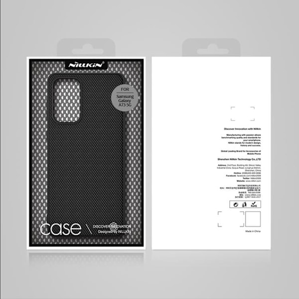 Nillkin Galaxy A73 Skal Textured - Sort Black