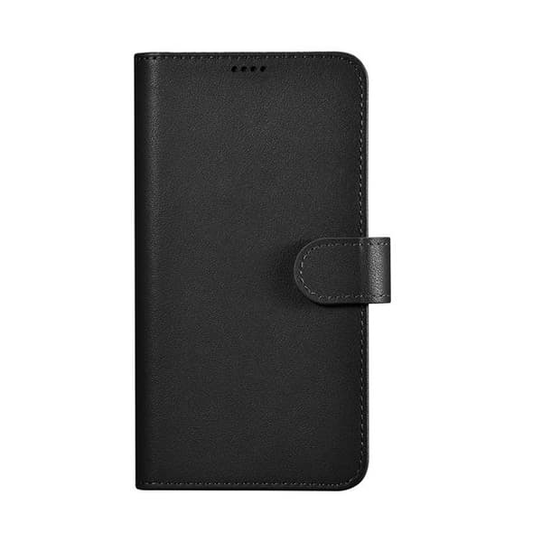 iCarer Galaxy S23 Plus Lompakkokotelo Nahka - Musta Black