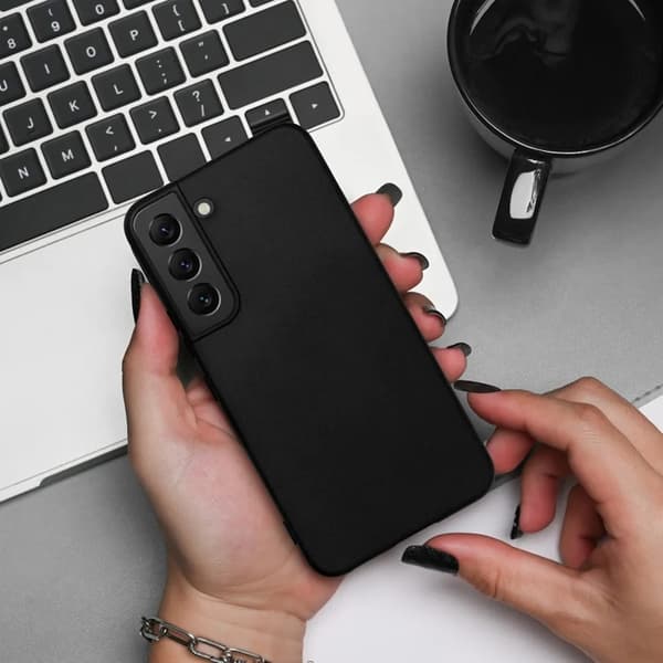 Mobilskal till Galaxy S25 Plus Silikon - Svart Black