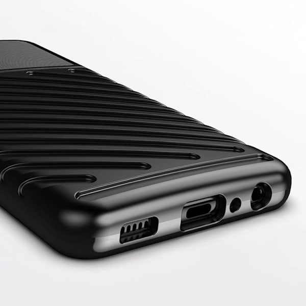 Thunder Flexible Mobilskal Galaxy A22 - Svart Svart