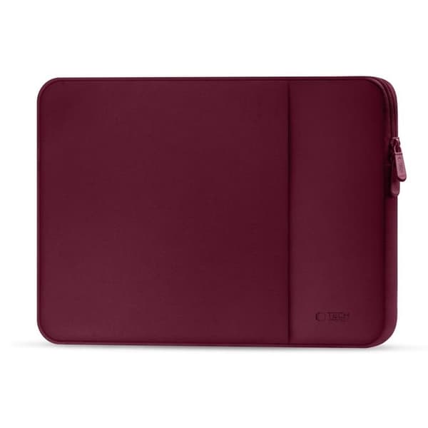 Tech-Protect Laptop Taske 14" Neopren - Mulberry Vinröd