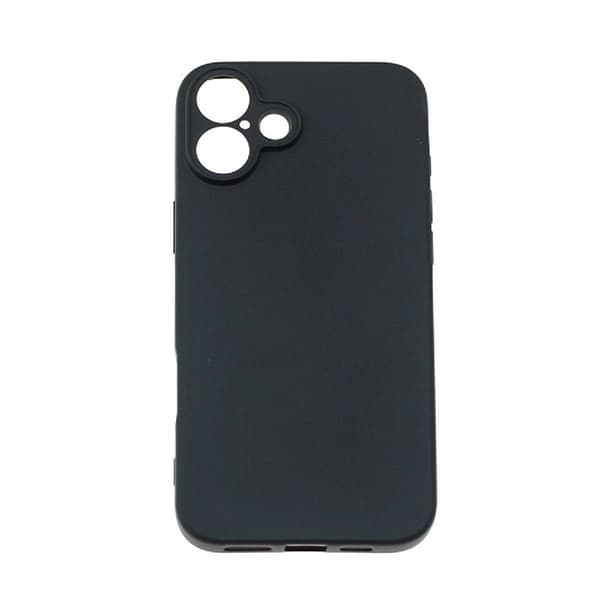 Telefontaske til iPhone 16 Pro Soft - Sort Black