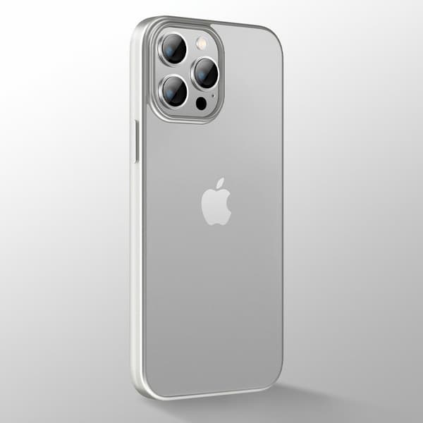 X-LEVEL Mobilskal till iPhone 14 Pro Max Nature Color Silver Ultra Slim