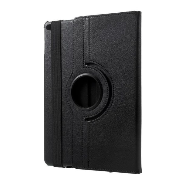 iPad 9.7 (2017/2018/Air/Air2) Etui Litchi - Sort