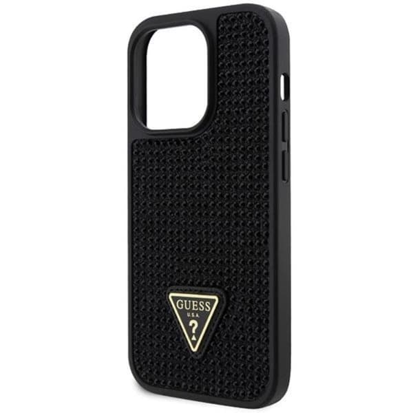 Guess Mobilskal till iPhone 14 Pro Max Rhinestone Triangle - Svart Svart