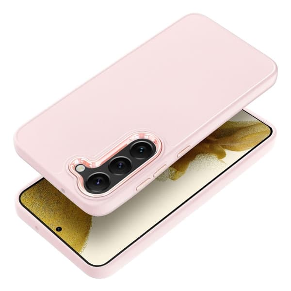 FRAME Skal för Samsung S23 i puderpink. Rosa