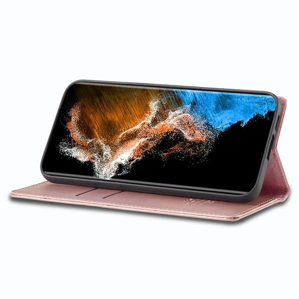 LC.IMEEKE Samsung Galaxy S23+ Plånboksfodral Konstläder - Rosa